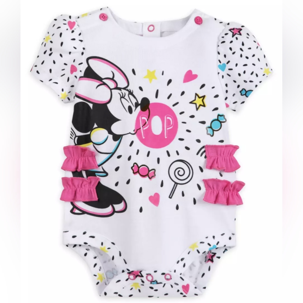 Minnie‎ Mouse Pop Baby Body Suit 6-9M